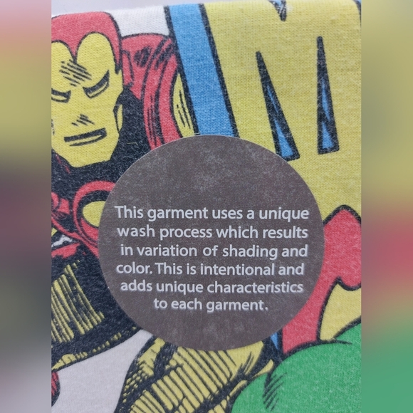 Marvel Comics 2 pack Graphic Tees Size Boys L 10-12 - Picture 3 of 4